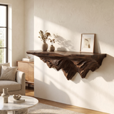 Rhovan Handcrafted Mountain Floating Shelf - Timberustic Floating Shelf
