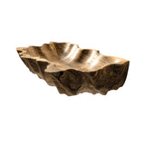 Ridgeflow Carved Solid Wood Vessel Sink