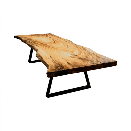 Ridgeflow Live Edge Solid Wood Dining Table