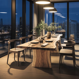 Ridgewood Live Edge Solid Wood Dining Table