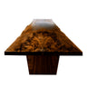 Rivane Slab Solid Wood Dining Table Brown - Timberustic Dining Table