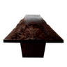 Rivane Slab Solid Wood Dining Table Dark Walnut - Timberustic Dining Table