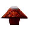 Rivane Slab Solid Wood Dining Table Mahogany - Timberustic Dining Table