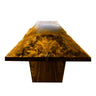 Rivane Slab Solid Wood Dining Table Teak - Timberustic Dining Table