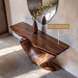 Rivenshade Sculpted Solid Wood Console Table