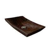 Riverbend Sculpted Solid Wood Vessel Sink