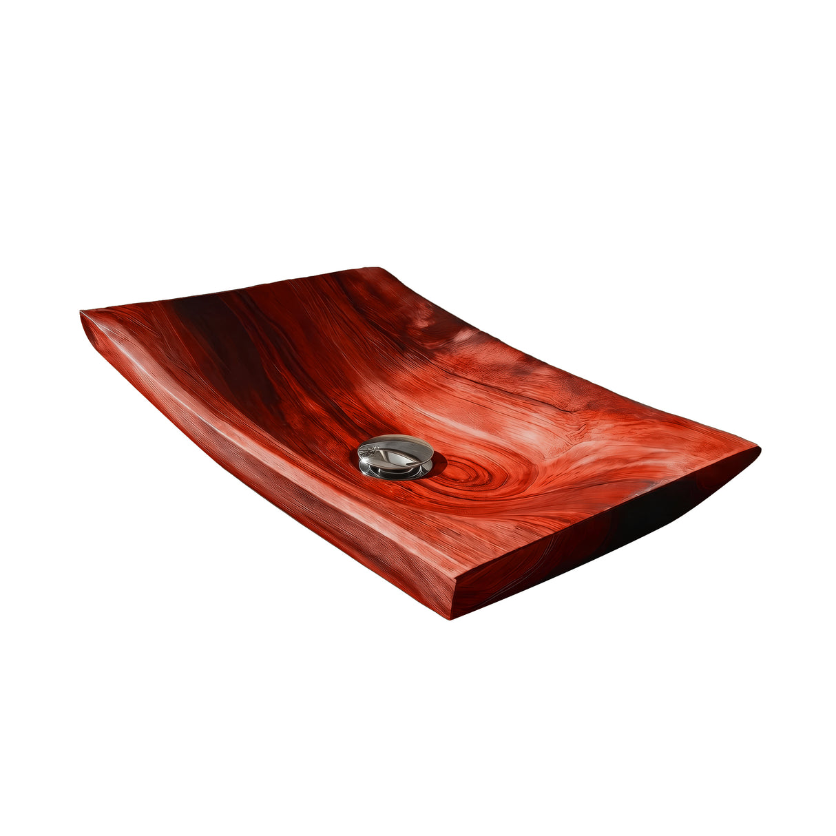 Riverbend Sculpted Solid Wood Vessel Sink