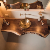 Riverbend Solid Wood Floating Bathroom Vanity - Timberustic Floating Bathroom Vanity