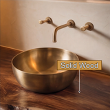 Riverbend Solid Wood Floating Bathroom Vanity - Timberustic Floating Bathroom Vanity