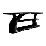 Riverroot Organic Live Edge Freestanding Bathroom Vanity with Shelves Black - Timberustic Freestanding Bathroom Vanity with Shelves