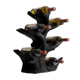 Rootform Live Edge Solid Wood Wine Rack