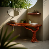 Rootline Solid Wood Corner Bathroom Vanity