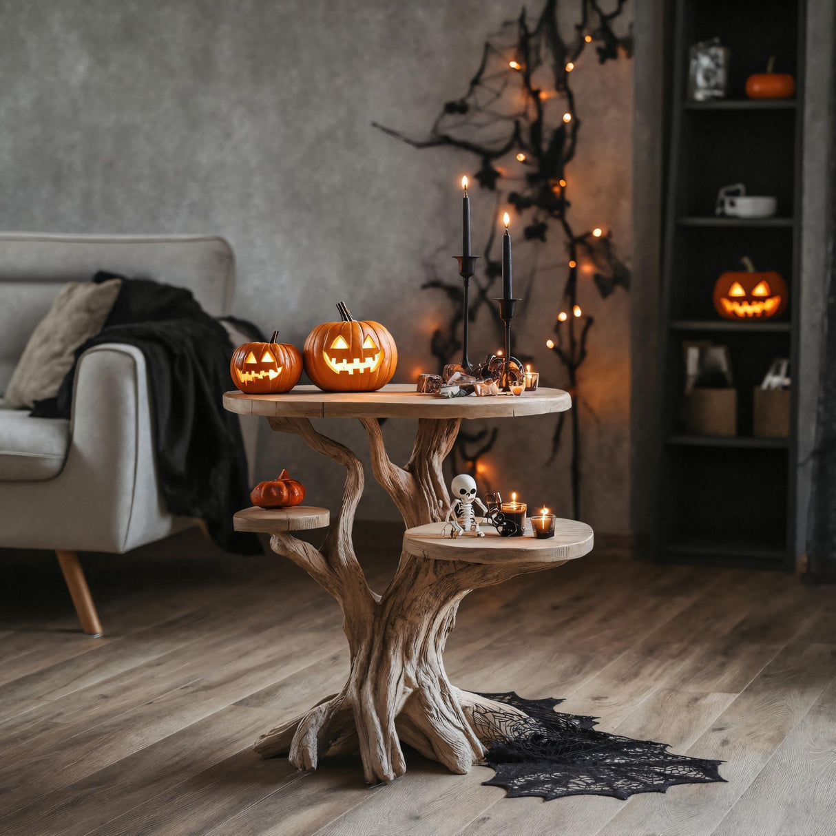 Rootspire Solid Wood Side Table