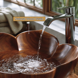 Roselune Handcrafted Solid Wood Flower Vessel Sink - Timberustic Vessel Sinks