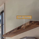 Rovano Live Edge Solid Wood Floating Shelf SPA935932 - Timberustic Floating Shelf