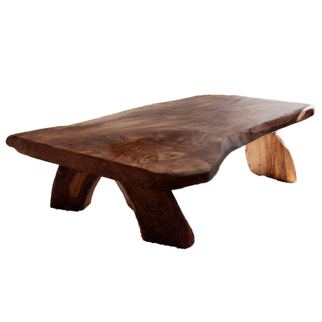 Rustic Live Edge Handcrafted Coffee Table