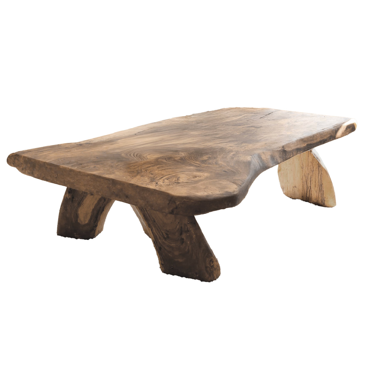 Rustic Live Edge Handcrafted Coffee Table