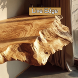 Ryvenor Live Edge Solid Wood Floating Shelf SPA947887 - Timberustic Floating Shelf