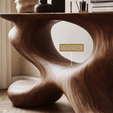 Ryvethan Sculpted Solid Wood Console Table - Timberustic Console Table