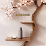 Sakurath Handcrafted Solid Wood Tree-Inspired Bookshelf