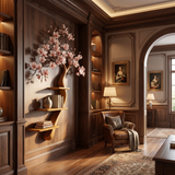Sakurath Handcrafted Solid Wood Tree-Inspired Bookshelf