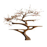 Sakuraven Handcrafted Solid Wood Tree Bookshelf