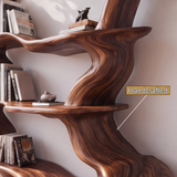 Sakuryn Flow Handcrafted Blossom Tree Wooden Bookshelf - Timberustic Tree Bookshelf