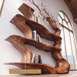 Sakuryn Flow Handcrafted Blossom Tree Wooden Bookshelf - Timberustic Tree Bookshelf