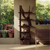 Satori Handcrafted Solid Wood Tea Display Shelf - Timberustic Display Shelf