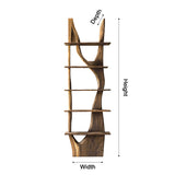 Satori Handcrafted Solid Wood Tea Display Shelf - Timberustic Display Shelf