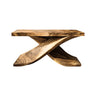 Sculptura Drift Handcrafted Solid Wood Console Table