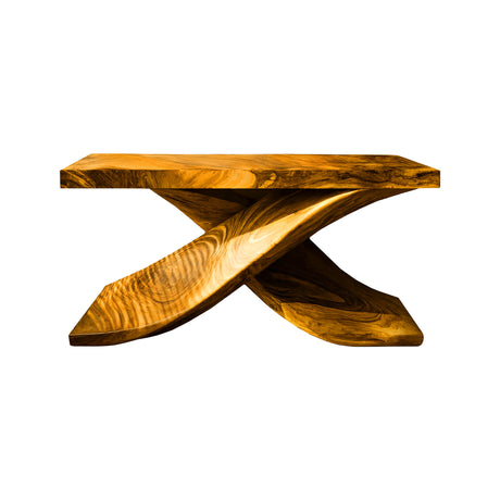 Sculptura Drift Handcrafted Solid Wood Console Table