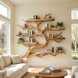 Seabranch Handcrafted Solid Wood Tree Bookshelf