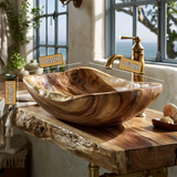 Seabriar Handcrafted Solid Wood Vessel Sink - Timberustic Vessel Sinks