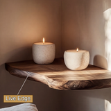 Selvaren Live Edge Solid Wood Corner Floating Shelf SPA606606 - Timberustic Floating Shelf