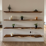 Seralon Live Edge Solid Wood Floating Shelf SPA843945 - Timberustic Floating Shelf