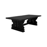 Seraphine Handcrafted Solid Wood Dining Table Black - Timberustic Dining Table