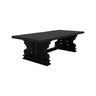 Seraphine Handcrafted Solid Wood Dining Table Black - Timberustic Dining Table