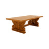 Seraphine Handcrafted Solid Wood Dining Table Brown - Timberustic Dining Table