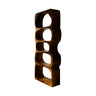 Serava Sculpted Solid Wood Bathroom Display Shelf Brown - Timberustic Bathroom Display Shelf