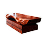 Seravik Live Edge Solid Wood Floating Bathroom Vanity with Drawers Mahogany - Timberustic Floating Bathroom Vanity With Drawers