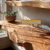 Seravin Live Edge Solid Wood Floating Shelf SPA358348 - Timberustic Floating Shelf