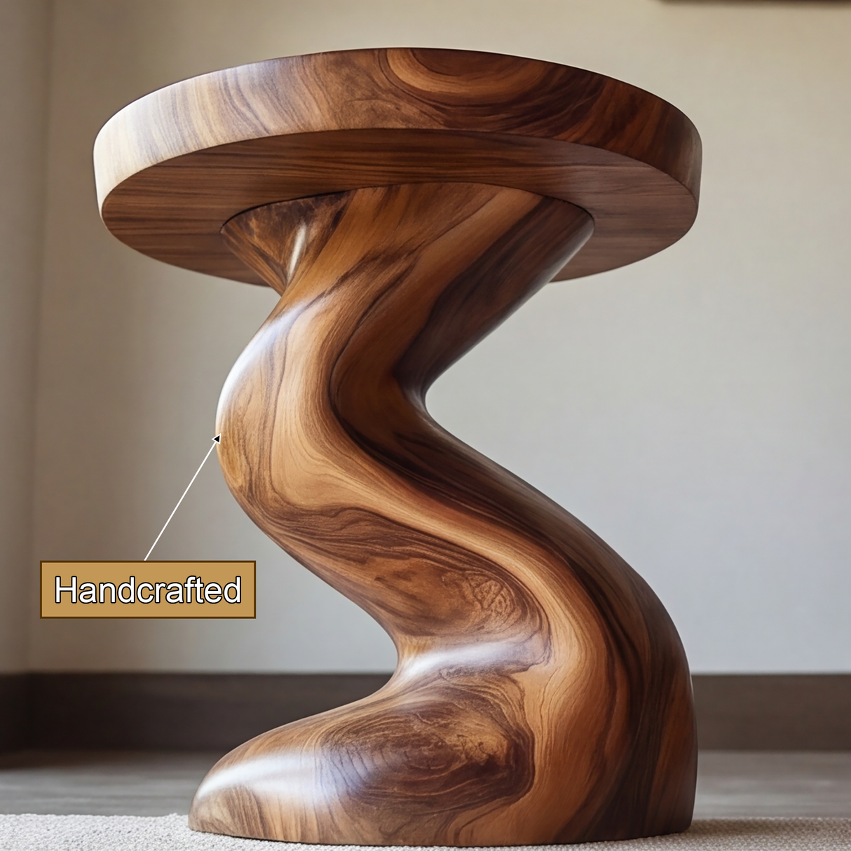 Seravon Handcrafted Solid Wood Side Table SPA825813 - Timberustic Side Table