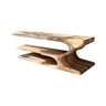 Seren Fold Live Edge Solid Wood Shoe Rack Natural Oak - Timberustic Shoe Rack