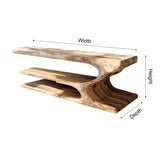 Seren Fold Live Edge Solid Wood Shoe Rack - Timberustic Shoe Rack