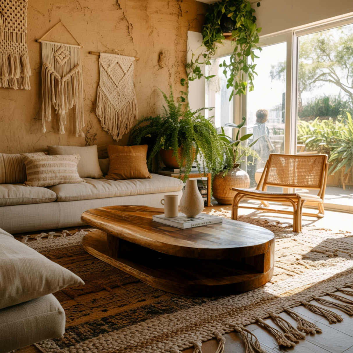 Seren Hollow Solid Wood Coffee Table