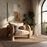 Seren Rest Solid Wood Lounge Chair - Timberustic Lounge Chair