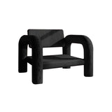 Seren Rest Solid Wood Lounge Chair Black - Timberustic Lounge Chair
