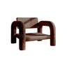 Seren Rest Solid Wood Lounge Chair Dark Walnut - Timberustic Lounge Chair