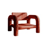 Seren Rest Solid Wood Lounge Chair Mahogany - Timberustic Lounge Chair